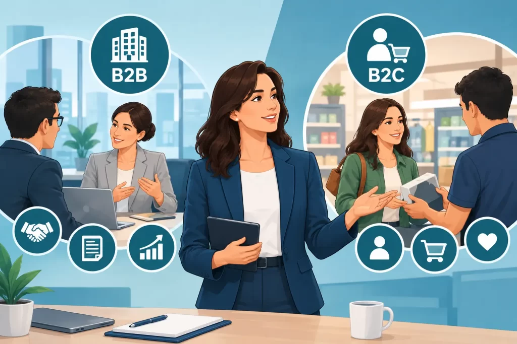 Diferencia entre ventas B2B y B2C guía para tu equipo
